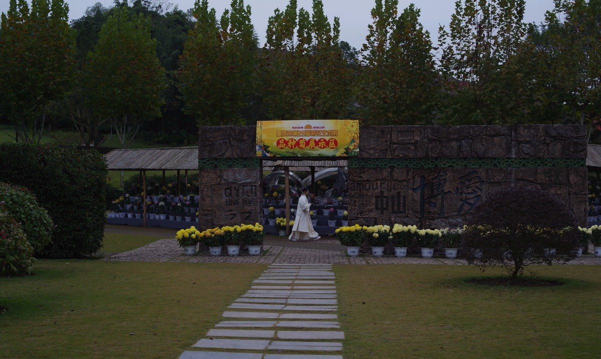 深秋的园林景观（太苦玛标头）