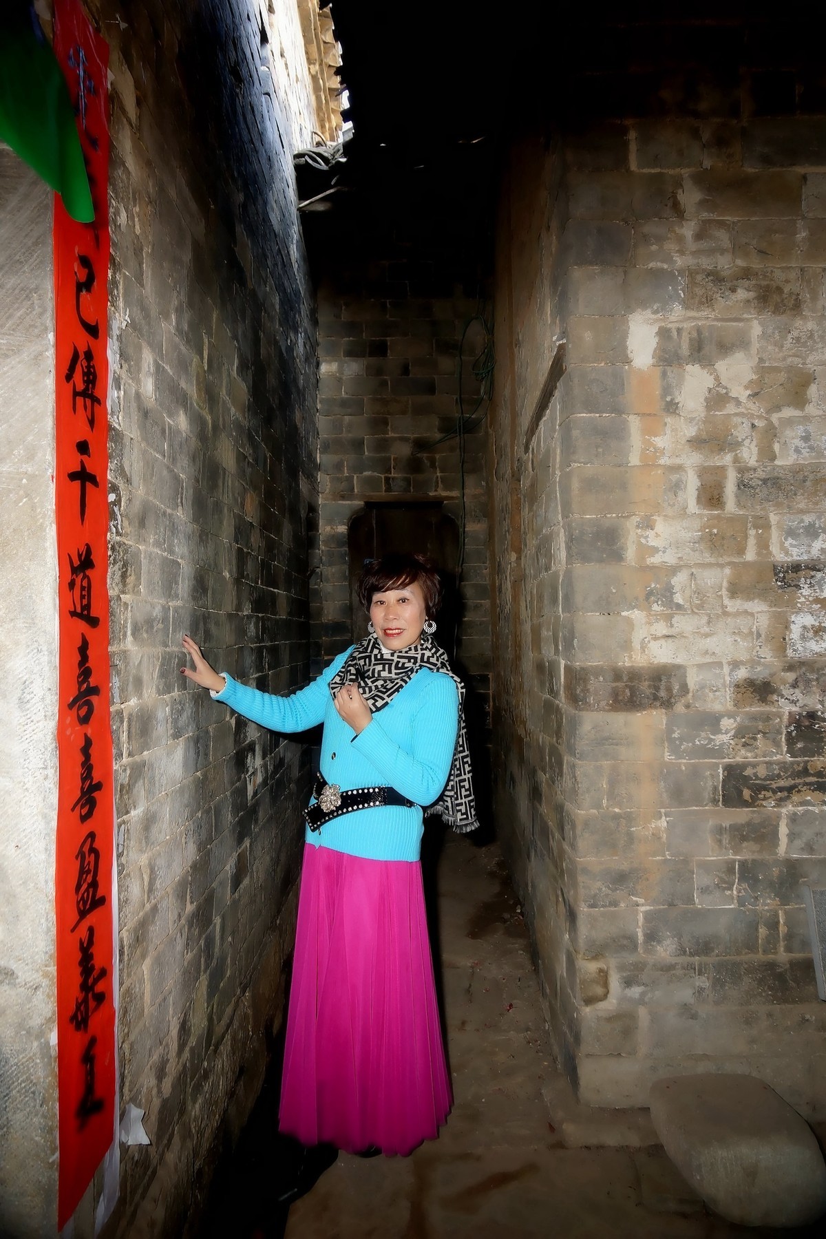 乡村旅游中的美女！