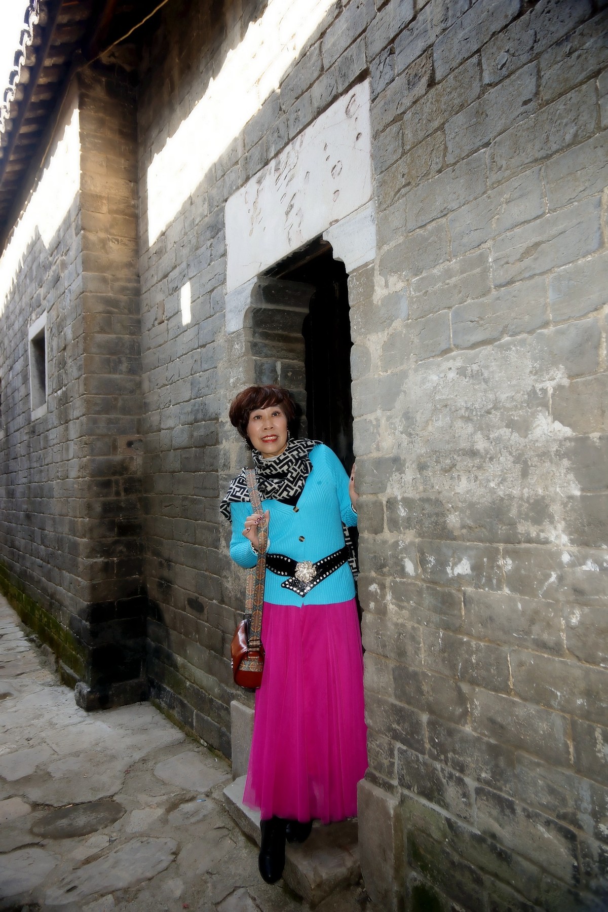 乡村旅游中的美女！