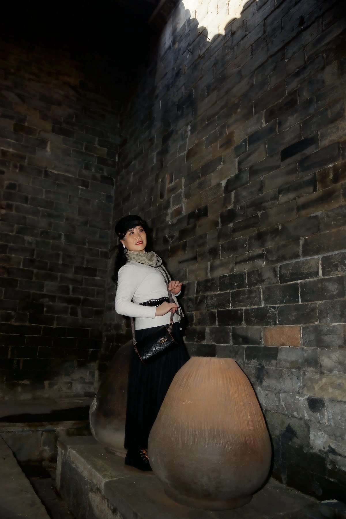 乡村旅游中的美女！