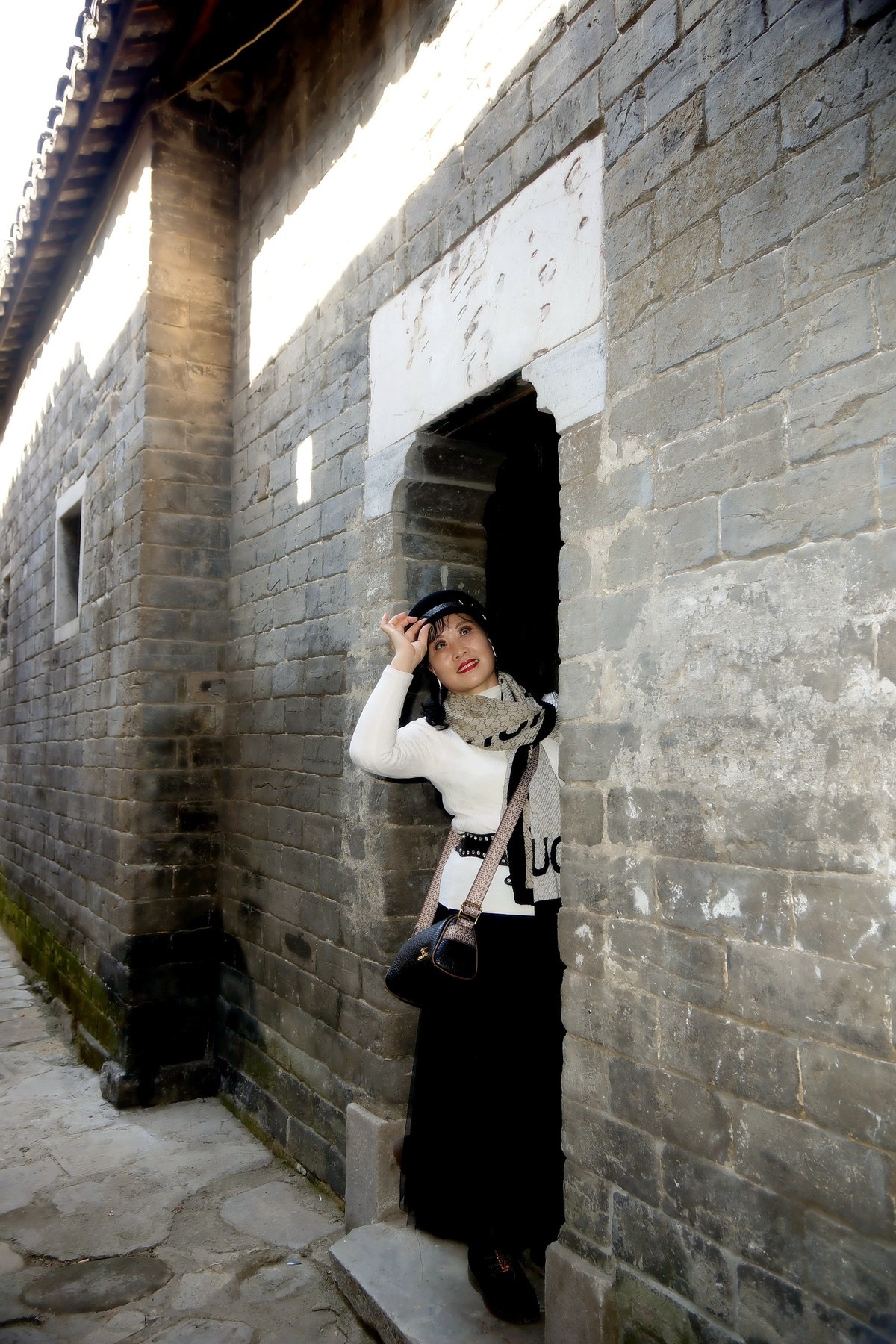 乡村旅游中的美女！