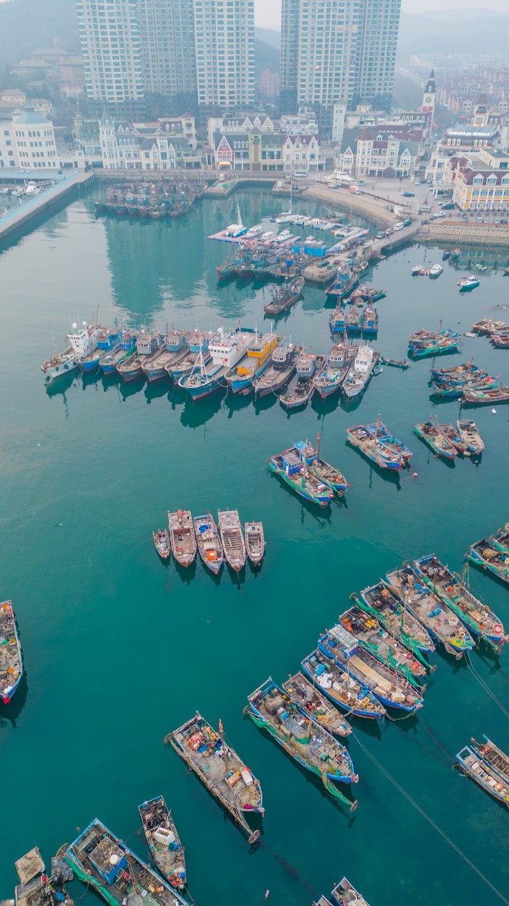 初春的渔人码头（竖拍）