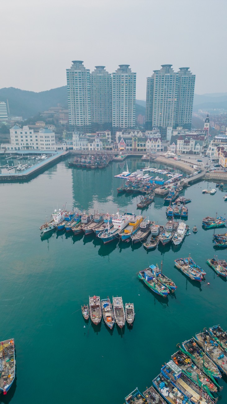 初春的渔人码头（竖拍）