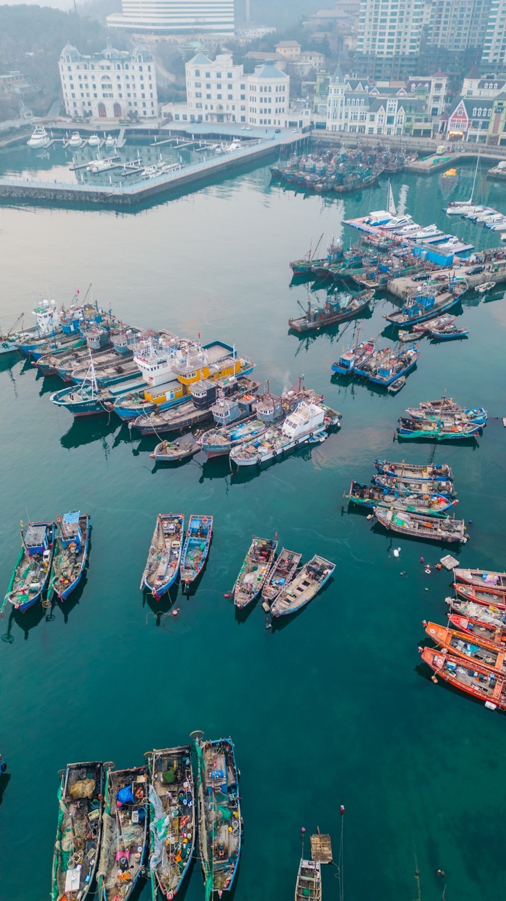 初春的渔人码头（竖拍）