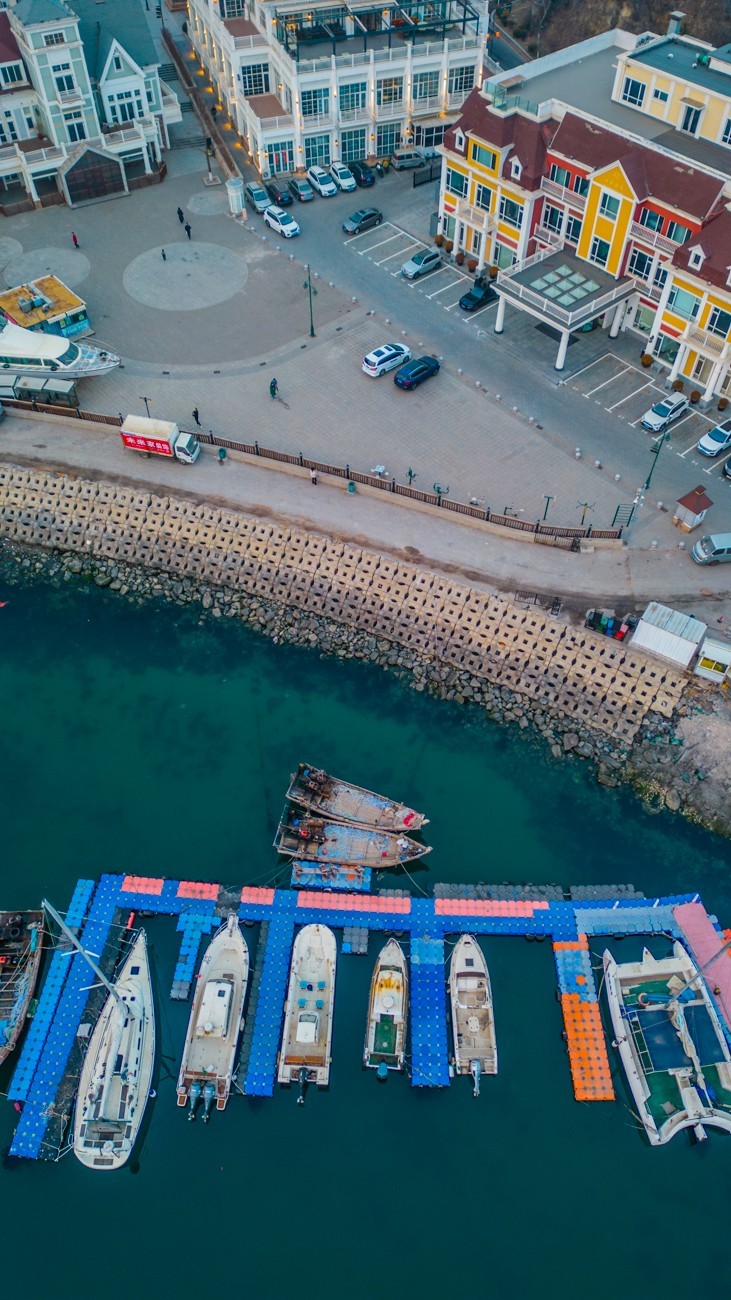 初春的渔人码头（竖拍）