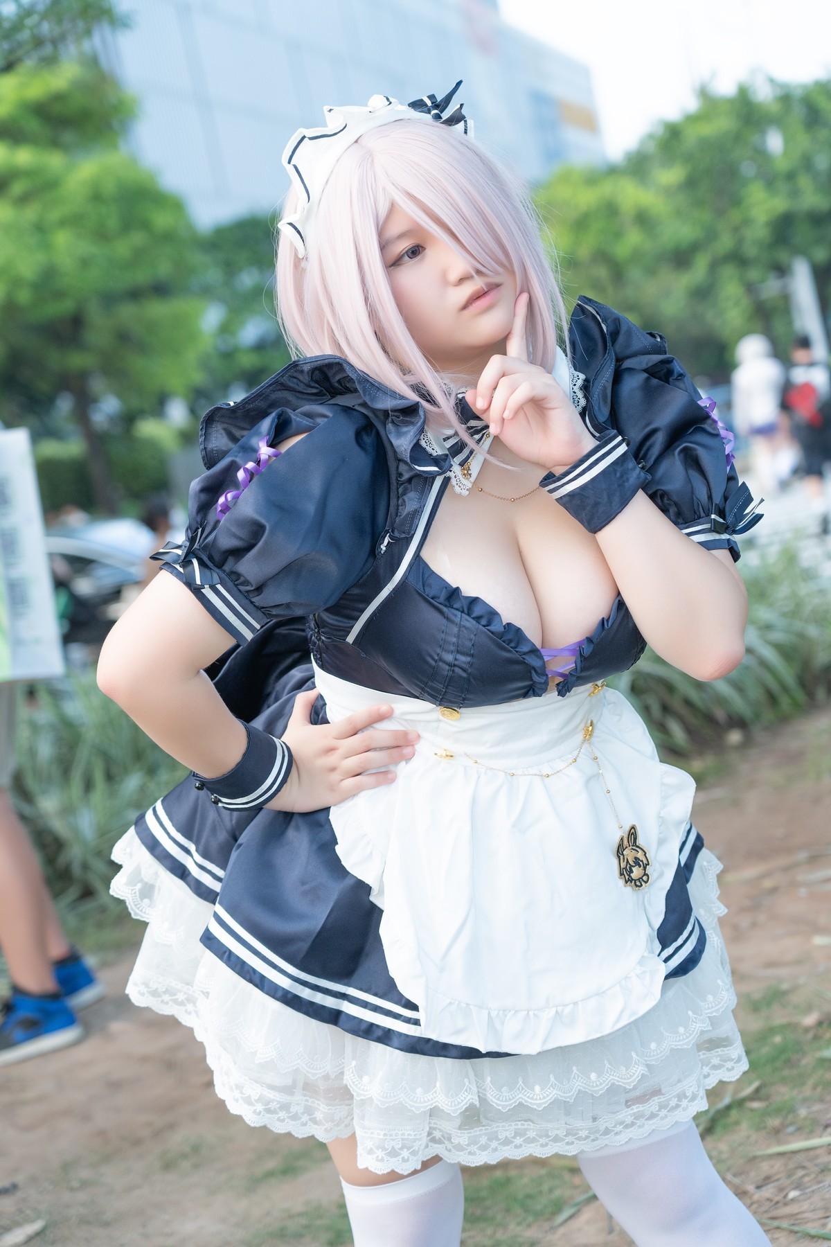 【玛修女仆装COS】-天空真的好大