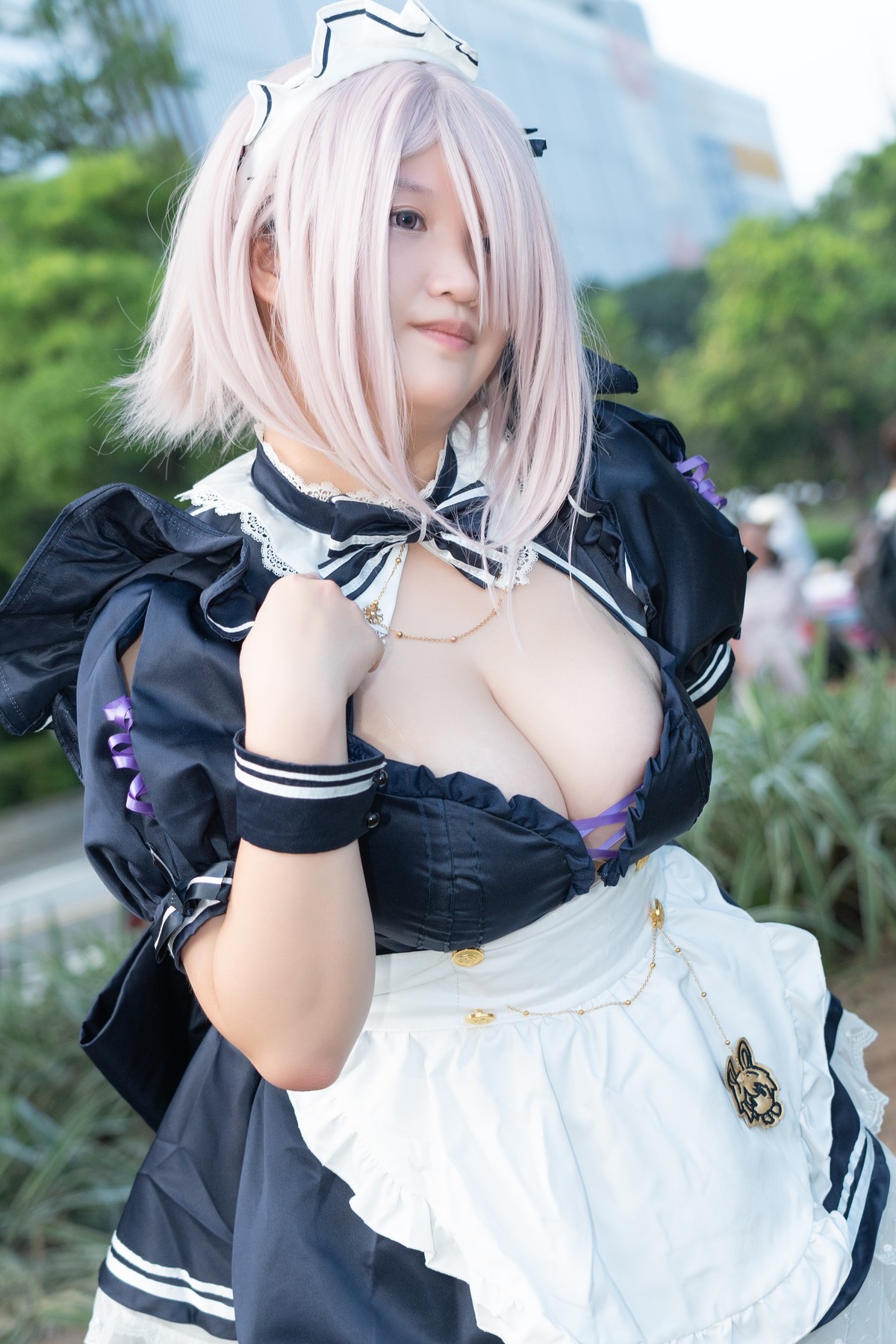 【玛修女仆装COS】-天空真的好大