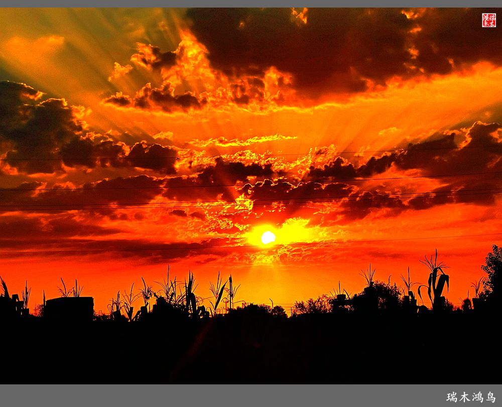 【手机随拍】朝霞光芒四射