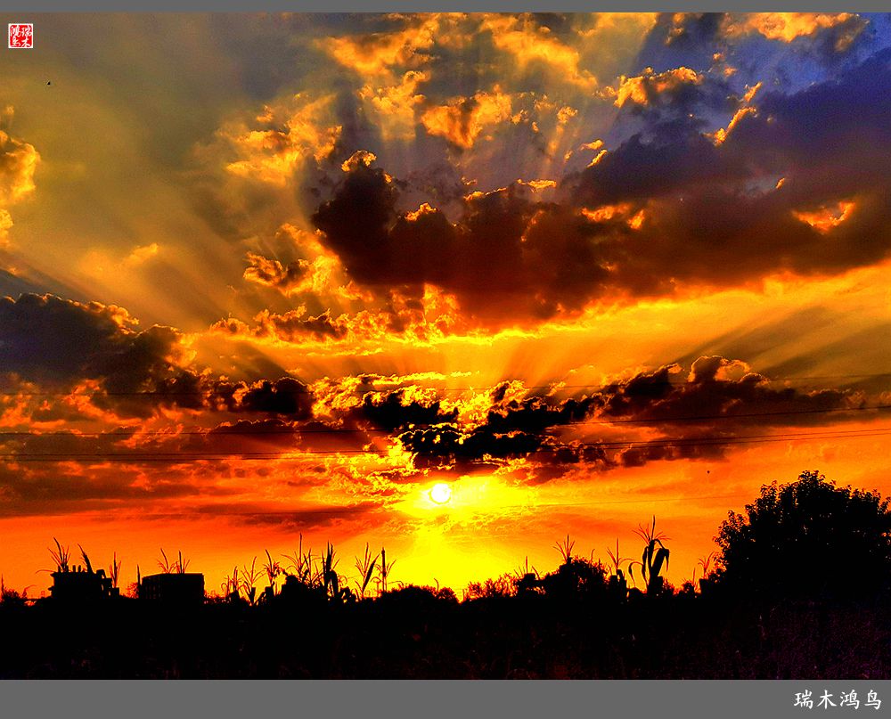 【手机随拍】朝霞光芒四射
