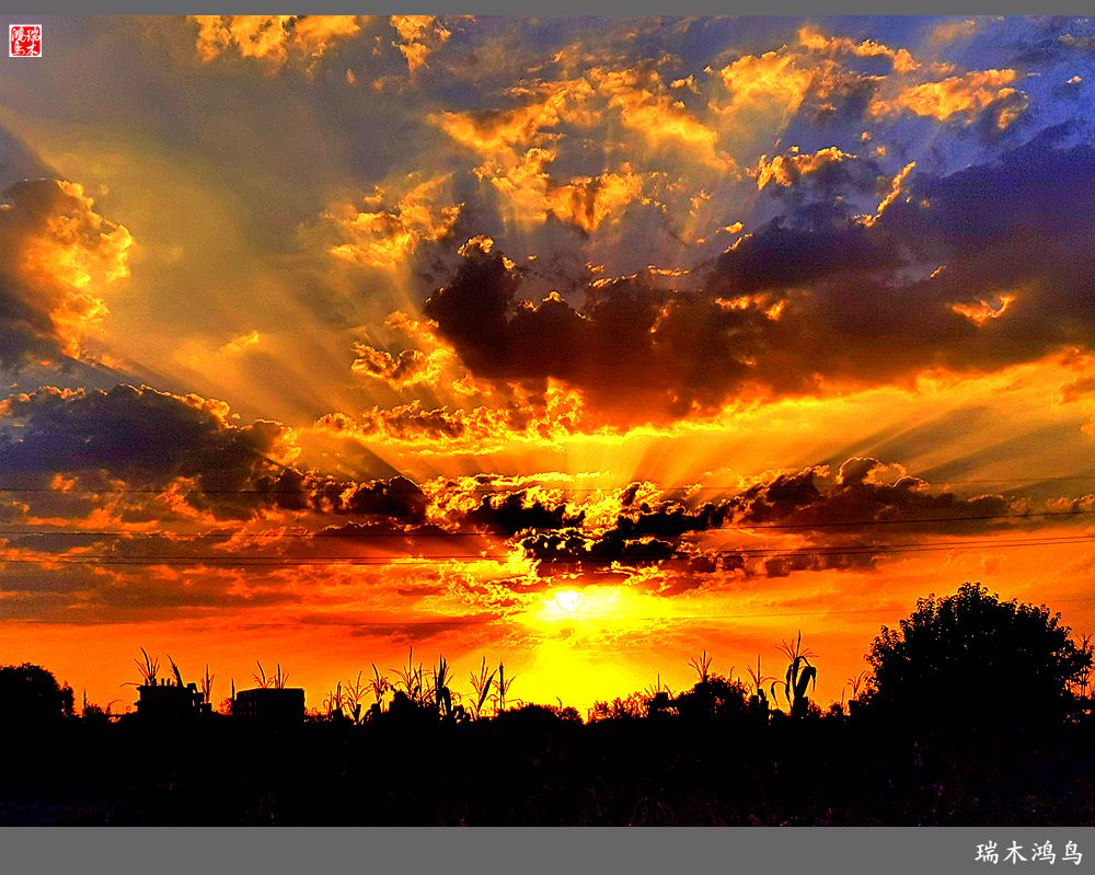 【手机随拍】朝霞光芒四射