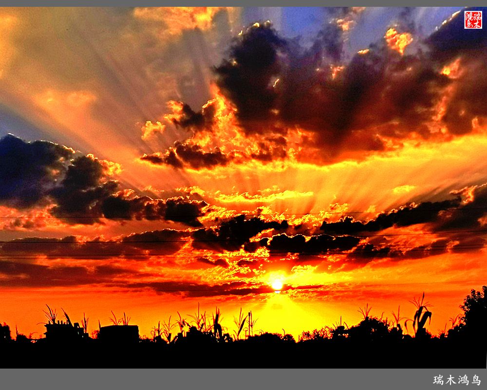 【手机随拍】朝霞光芒四射