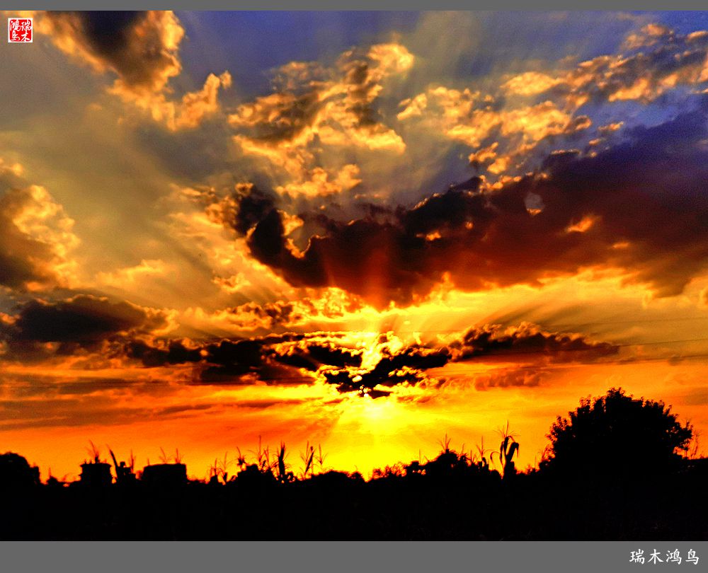 【手机随拍】朝霞光芒四射