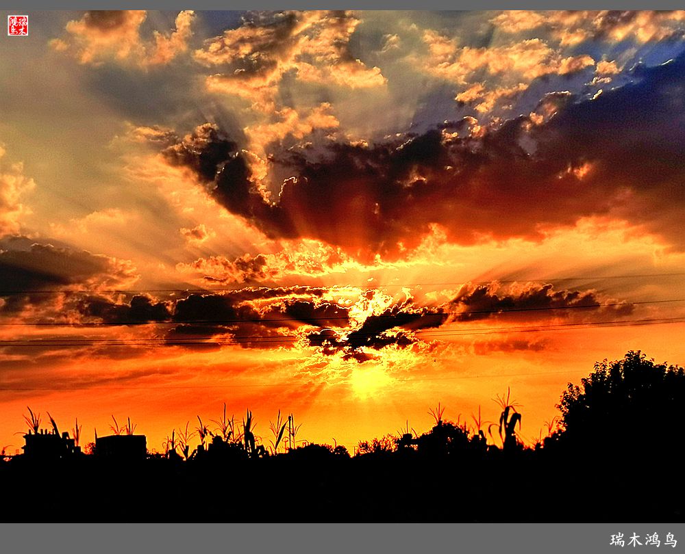 【手机随拍】朝霞光芒四射