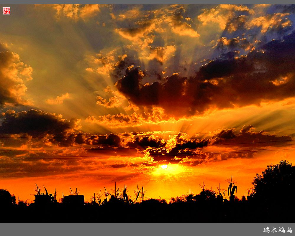 【手机随拍】朝霞光芒四射