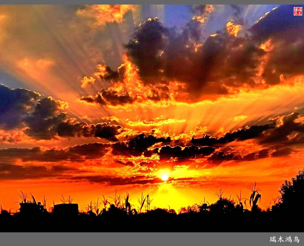 【手机随拍】朝霞光芒四射