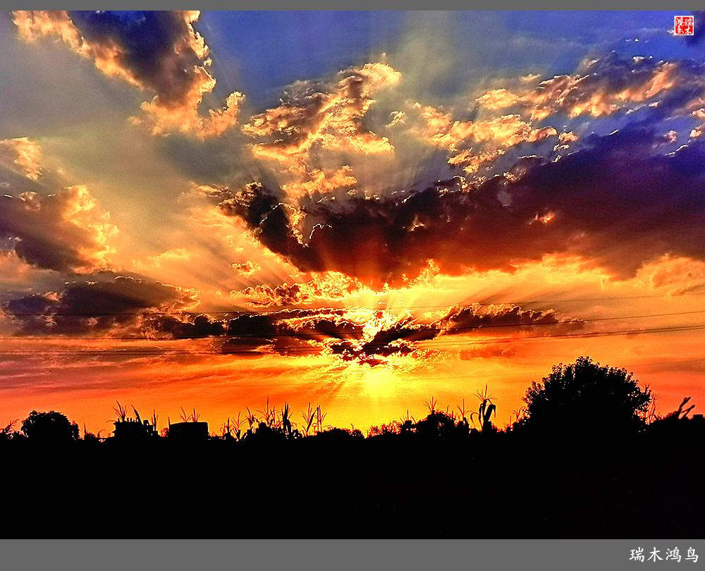 【手机随拍】朝霞光芒四射