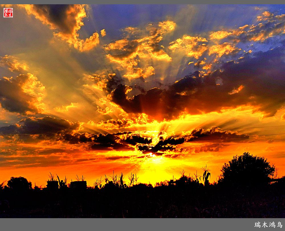 【手机随拍】朝霞光芒四射