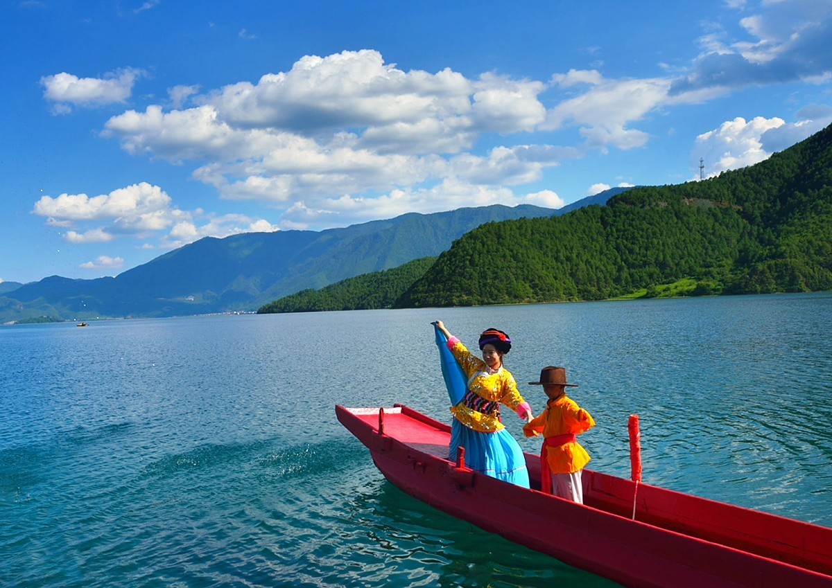 泸沽湖里格半岛