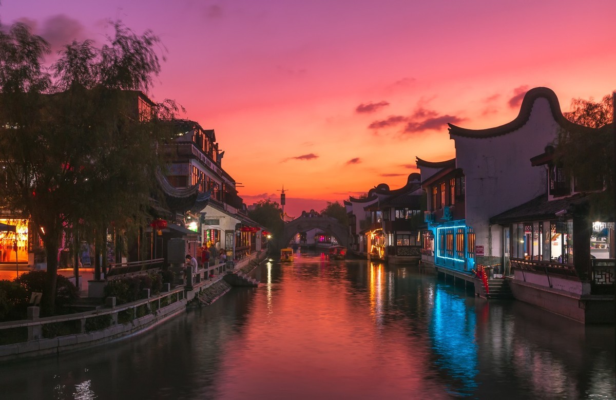 夕阳醉了