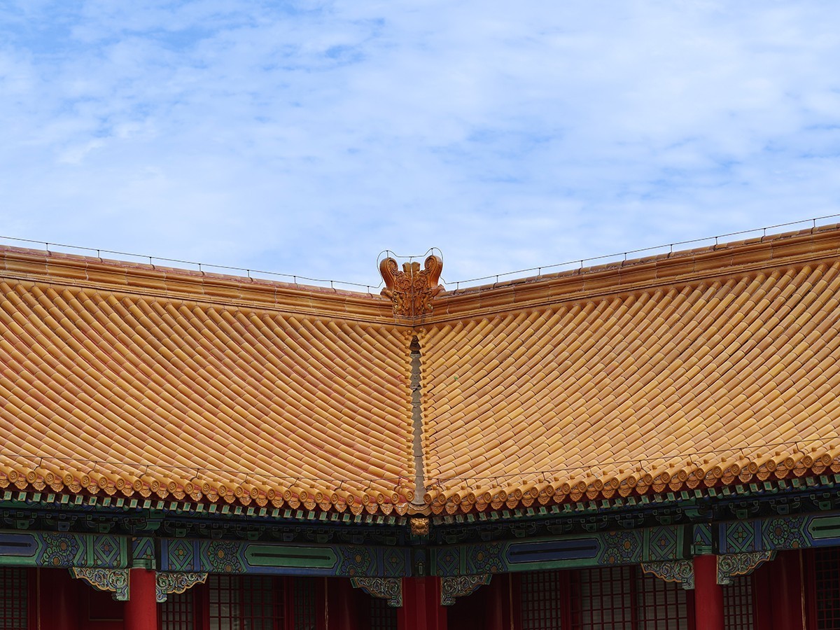 中长焦镜头拍摄的故宫