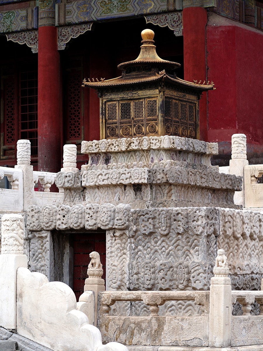 中长焦镜头拍摄的故宫