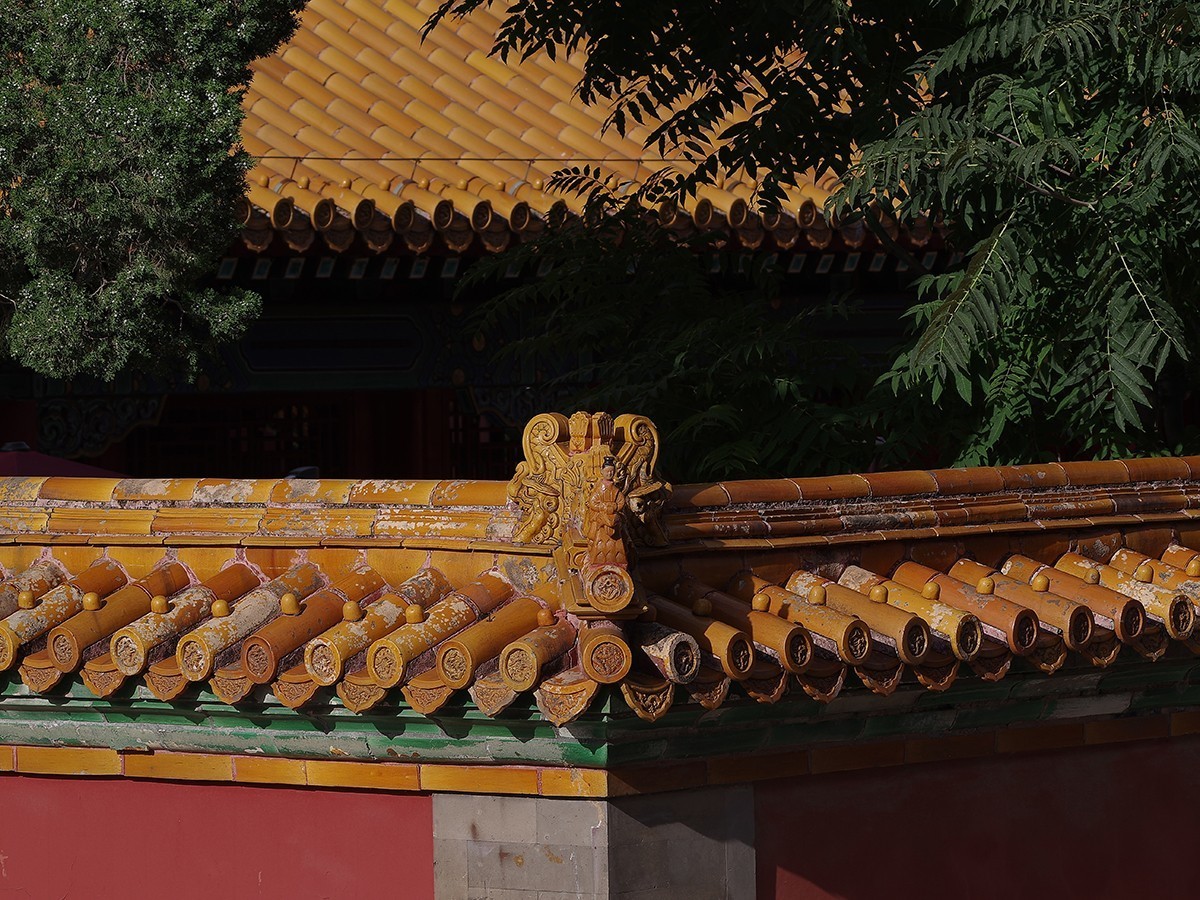 中长焦镜头拍摄的故宫