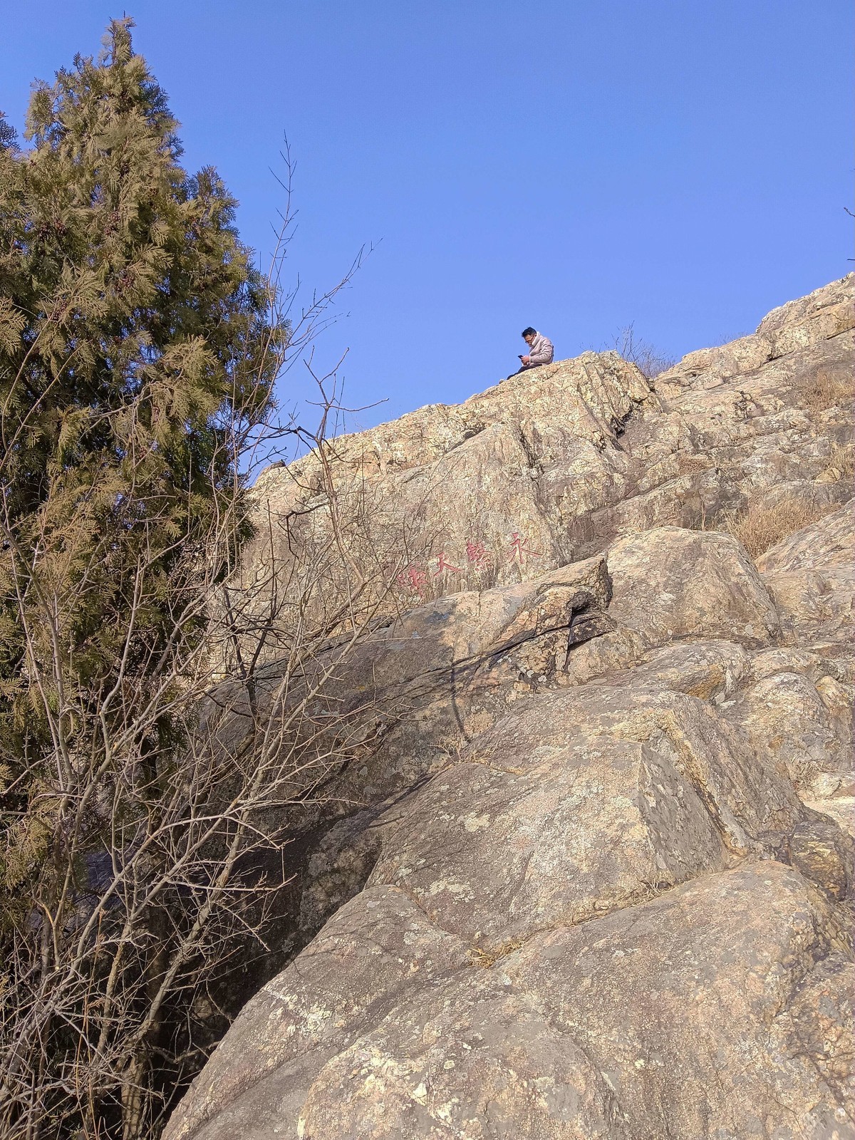 新年第一天登山望远（手机拍）