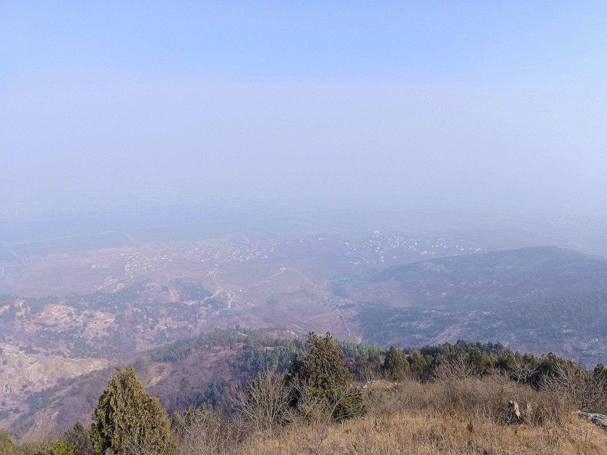新年第一天登山望远（手机拍）