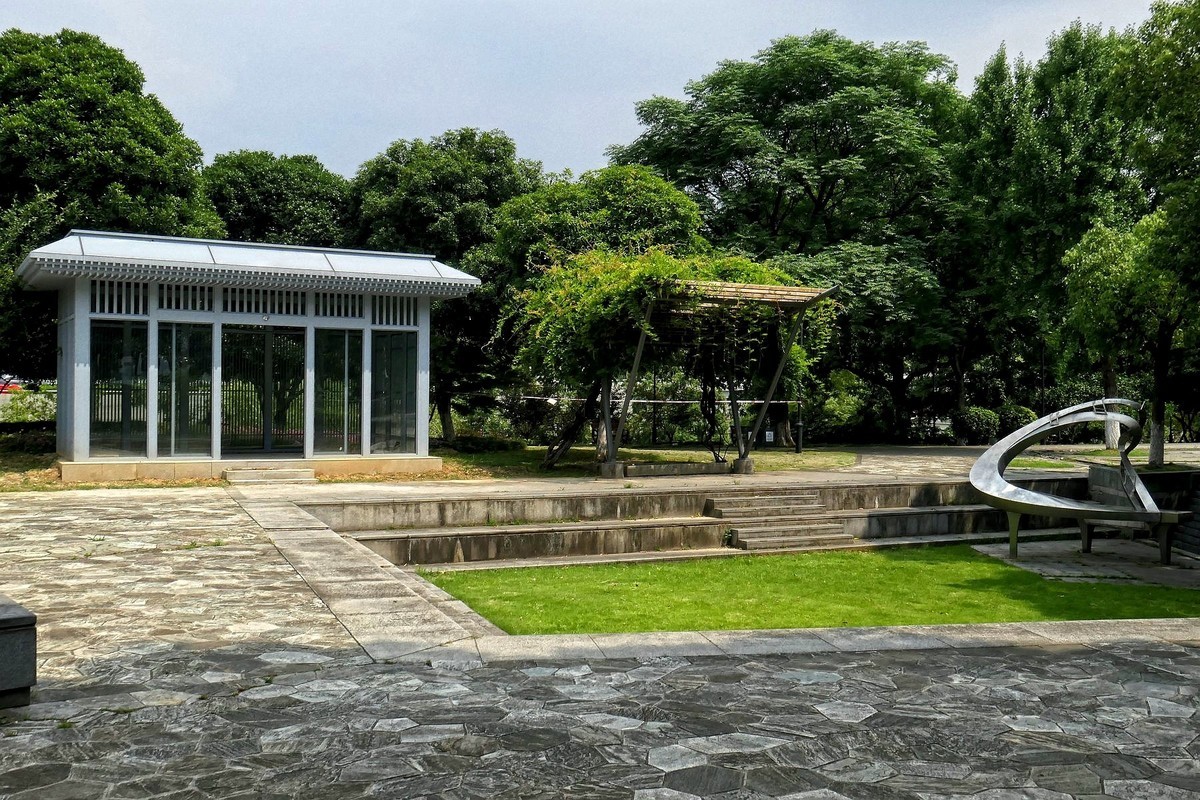 月湖公园与荷花