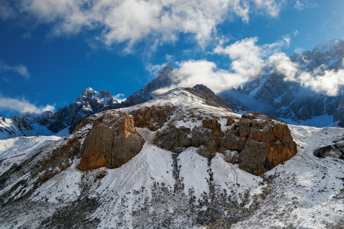 川西的大雪山