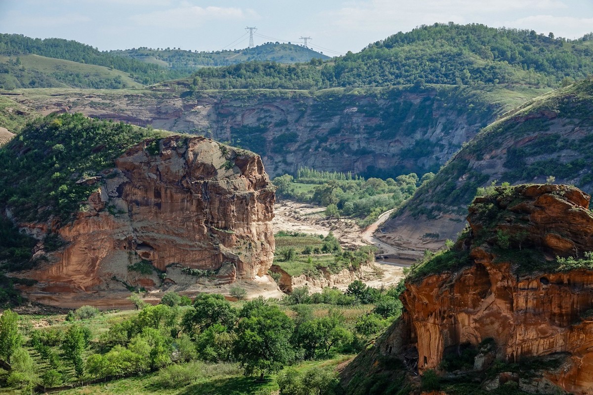 路过陕北之洛河峡谷随拍