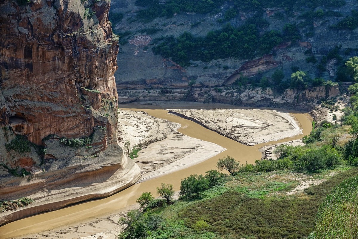 路过陕北之洛河峡谷随拍