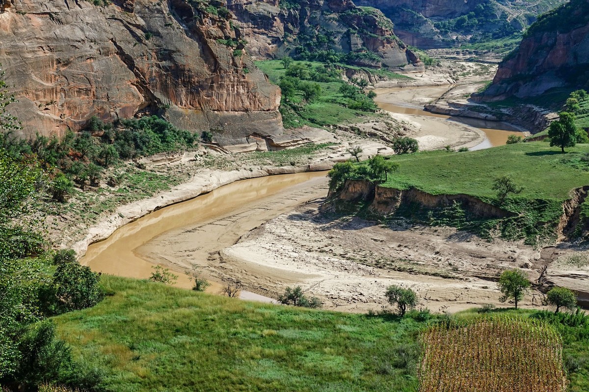 路过陕北之洛河峡谷随拍