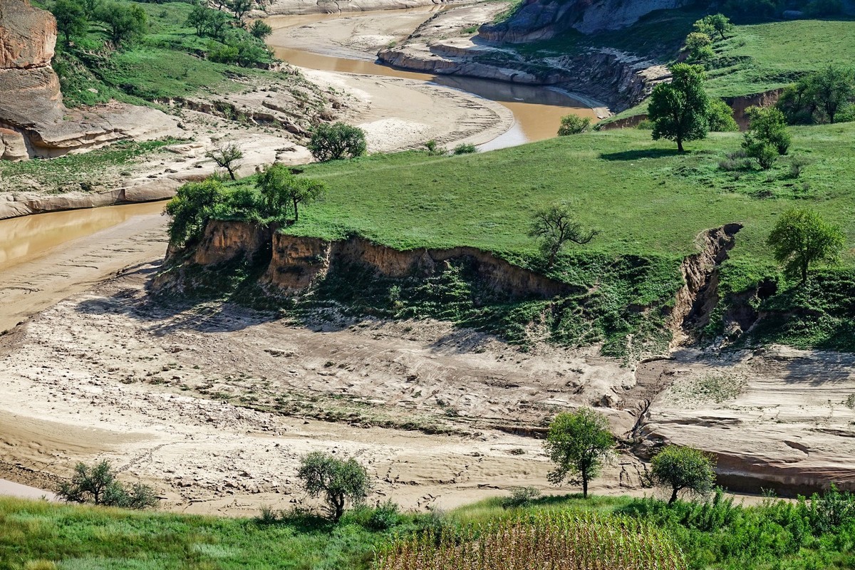 路过陕北之洛河峡谷随拍