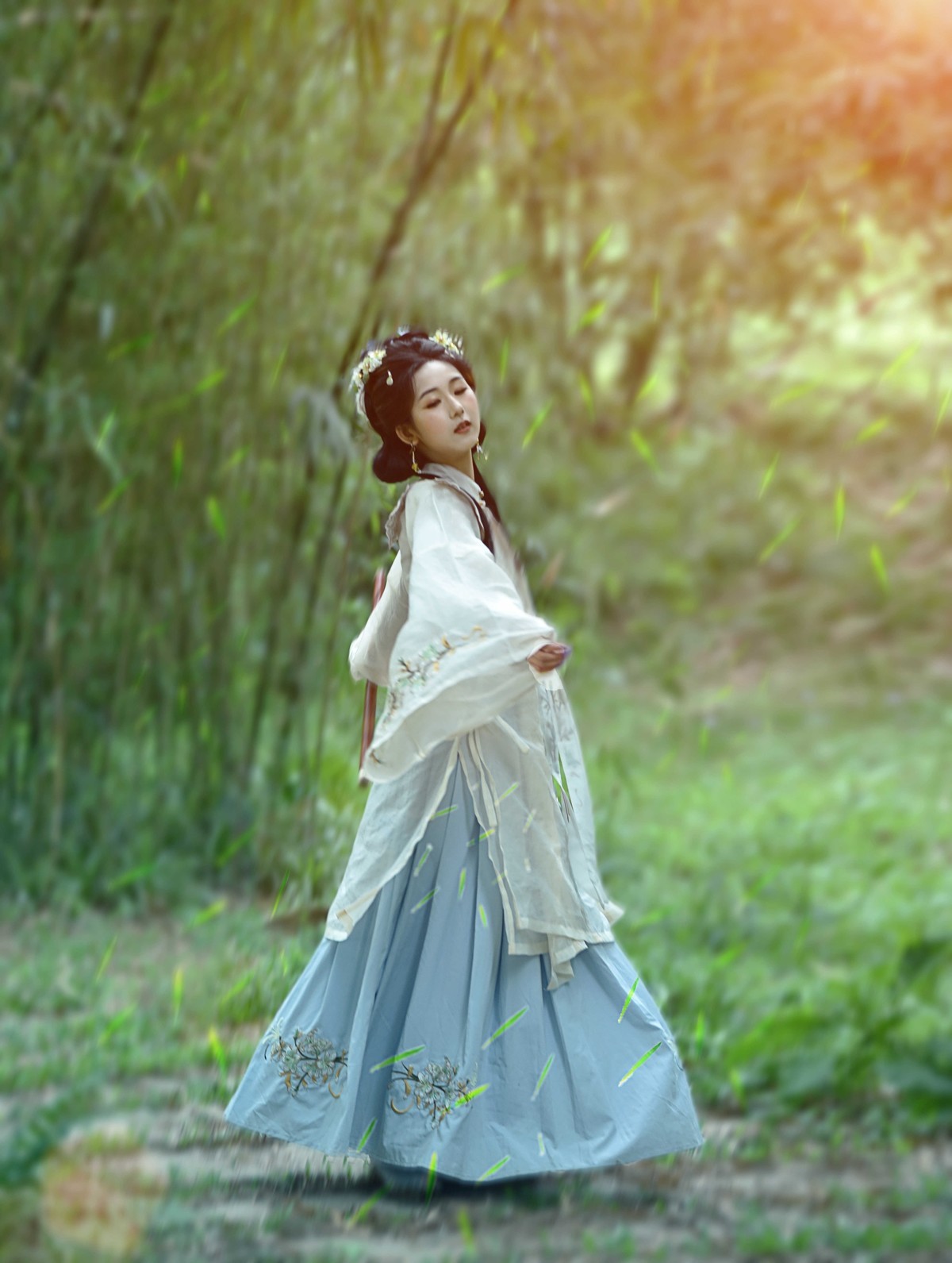 林声竹影（D700）