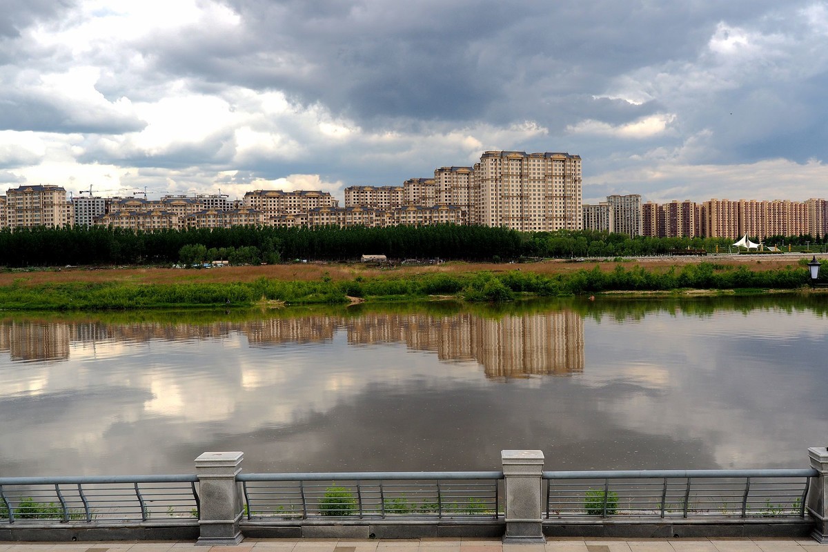 牡丹江江南沿江公园风景1