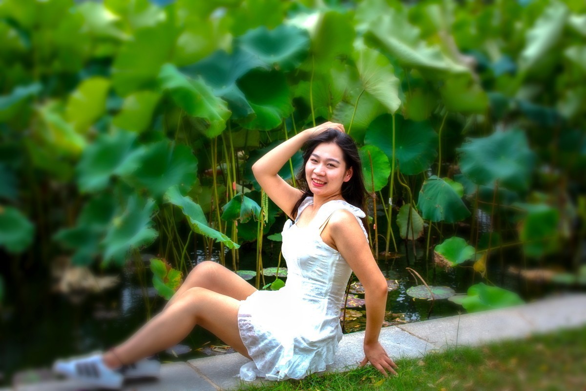 荷花池旁抓拍 10