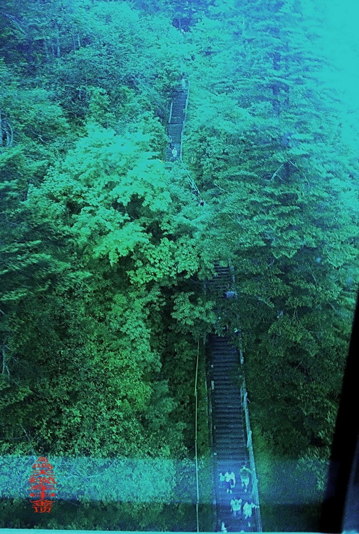峨嵋仙山避暑登金顶上          周鸣天