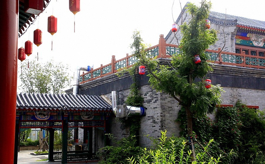 《不老松：纪实摄影》大美沧州系列報道：园博园沧州坊！ (14)和沧州南川老街性质差不