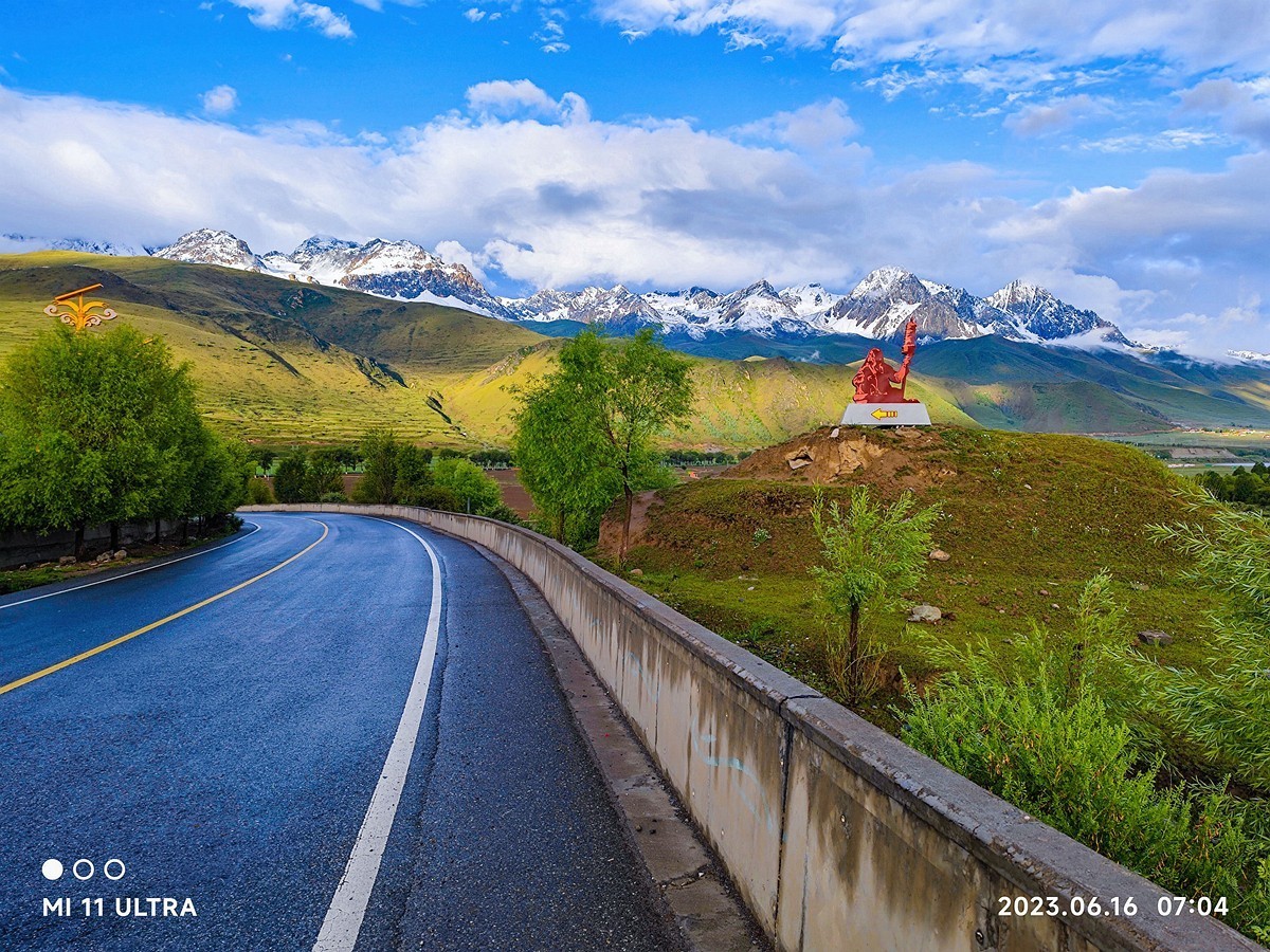 上海～成都～拉萨骑游随拍（66）雪山相伴
