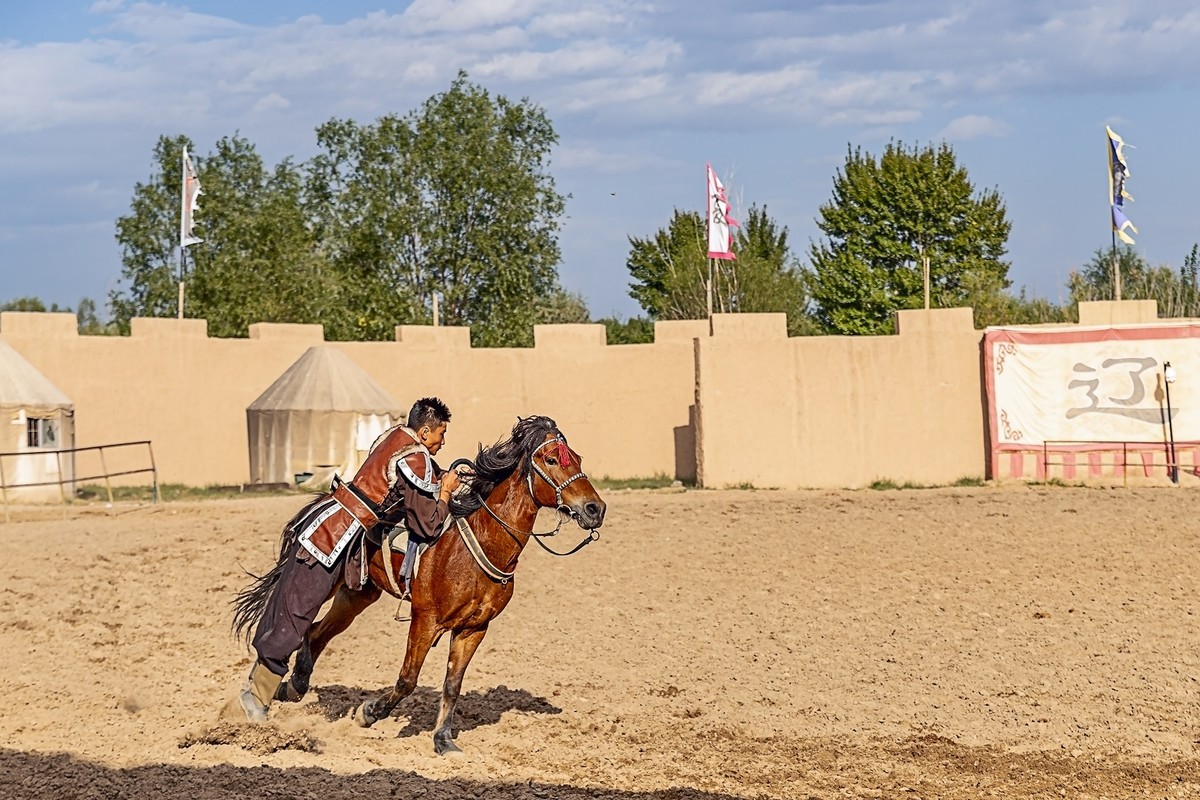 旅游记录 ：宁夏 · 银川 · 西夏风情园之马术表演