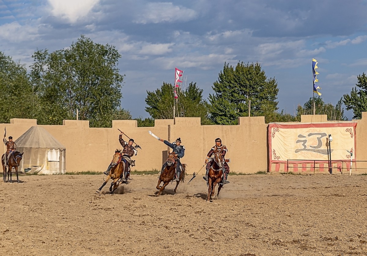 旅游记录 ：宁夏 · 银川 · 西夏风情园之马术表演