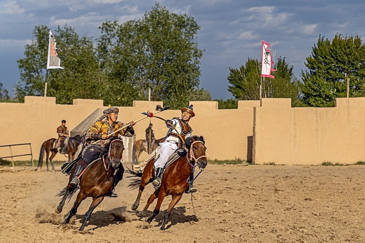 旅游记录 ：宁夏 · 银川 · 西夏风情园之马术表演