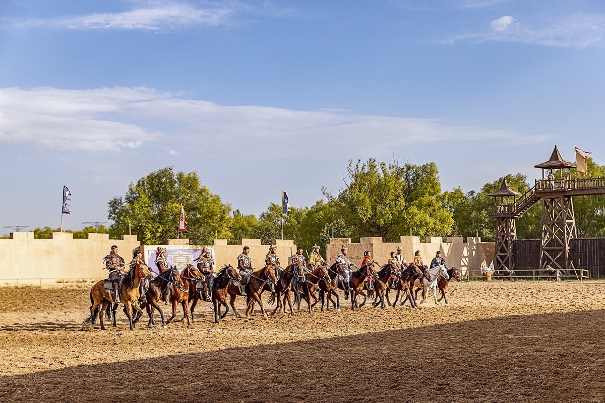 旅游记录 ：宁夏 · 银川 · 西夏风情园之马术表演