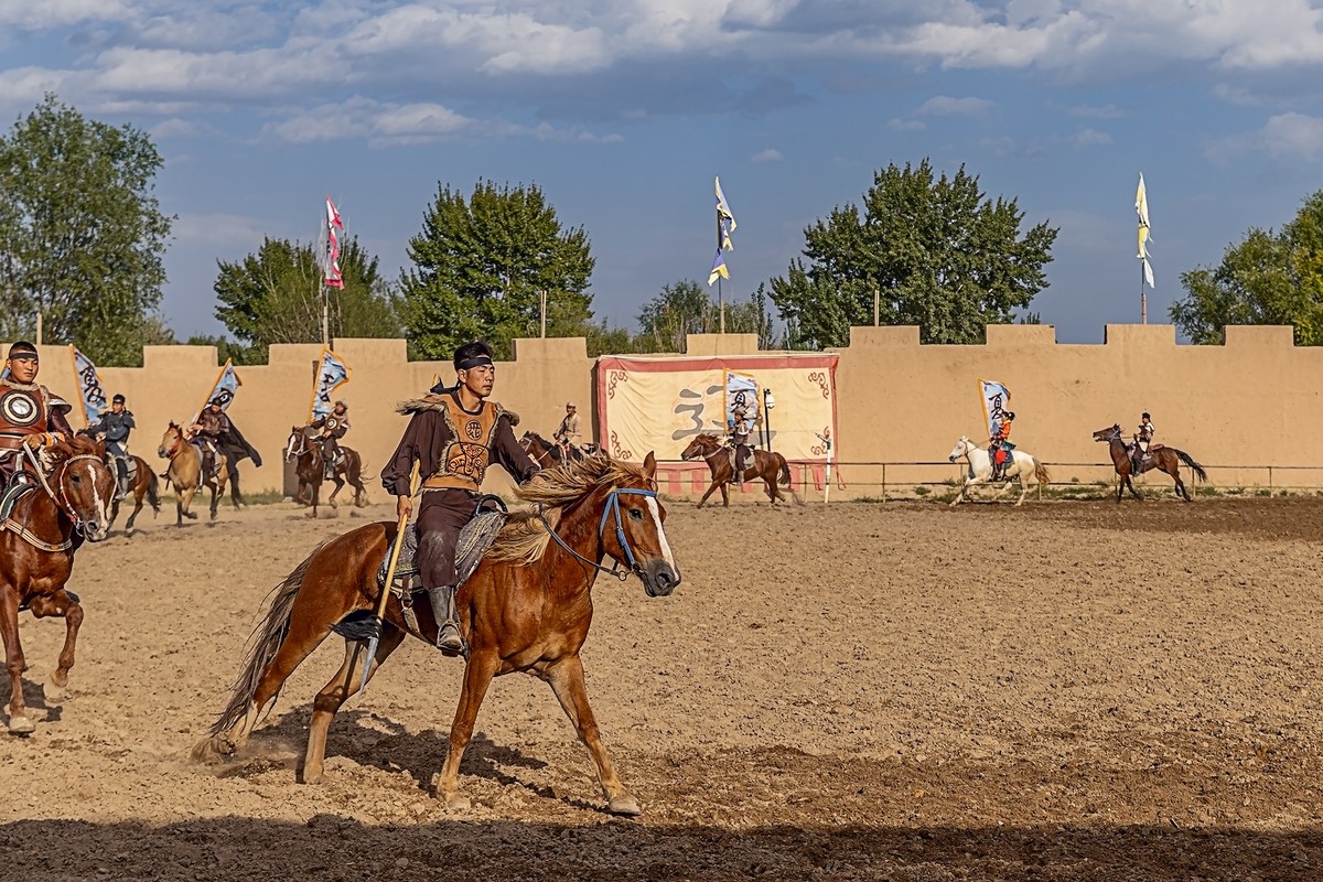 旅游记录 ：宁夏 · 银川 · 西夏风情园之马术表演