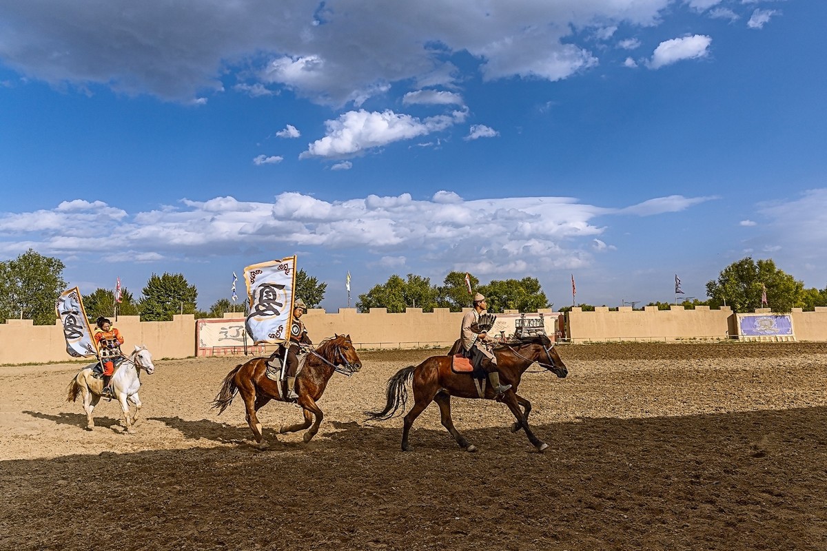 旅游记录 ：宁夏 · 银川 · 西夏风情园之马术表演