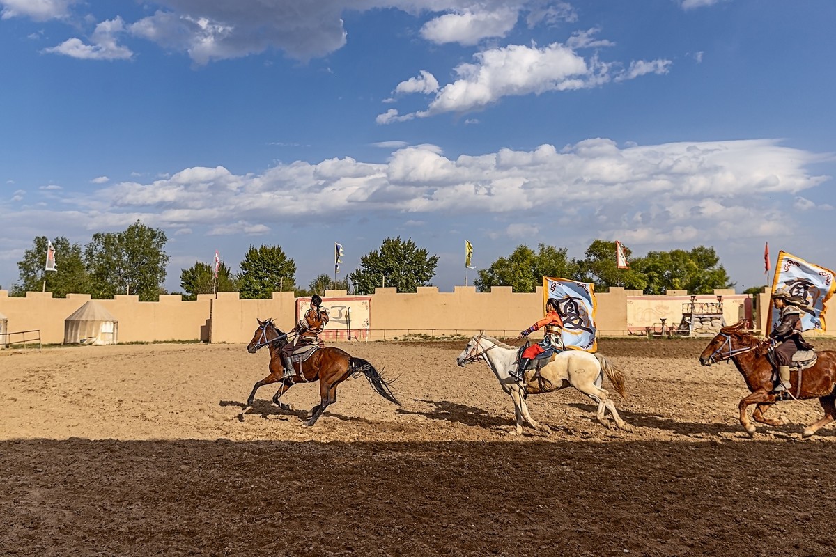 旅游记录 ：宁夏 · 银川 · 西夏风情园之马术表演