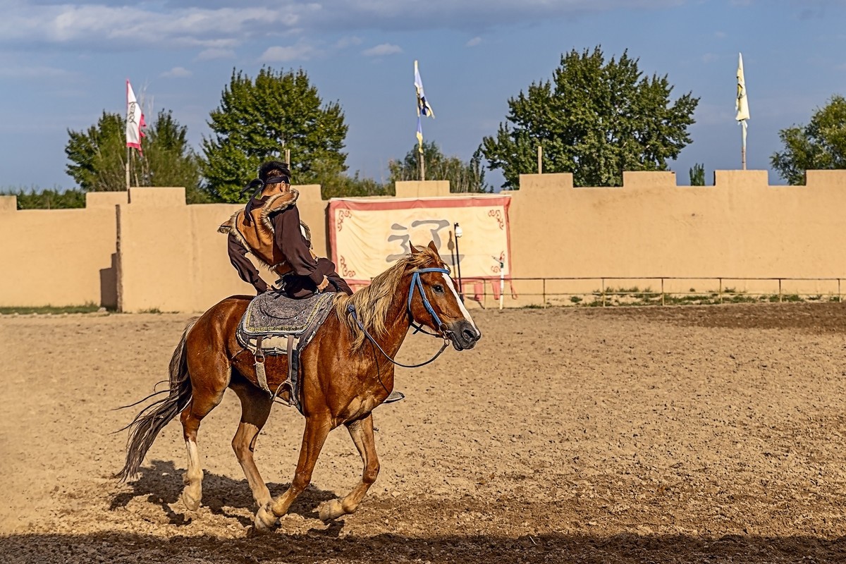 旅游记录 ：宁夏 · 银川 · 西夏风情园之马术表演