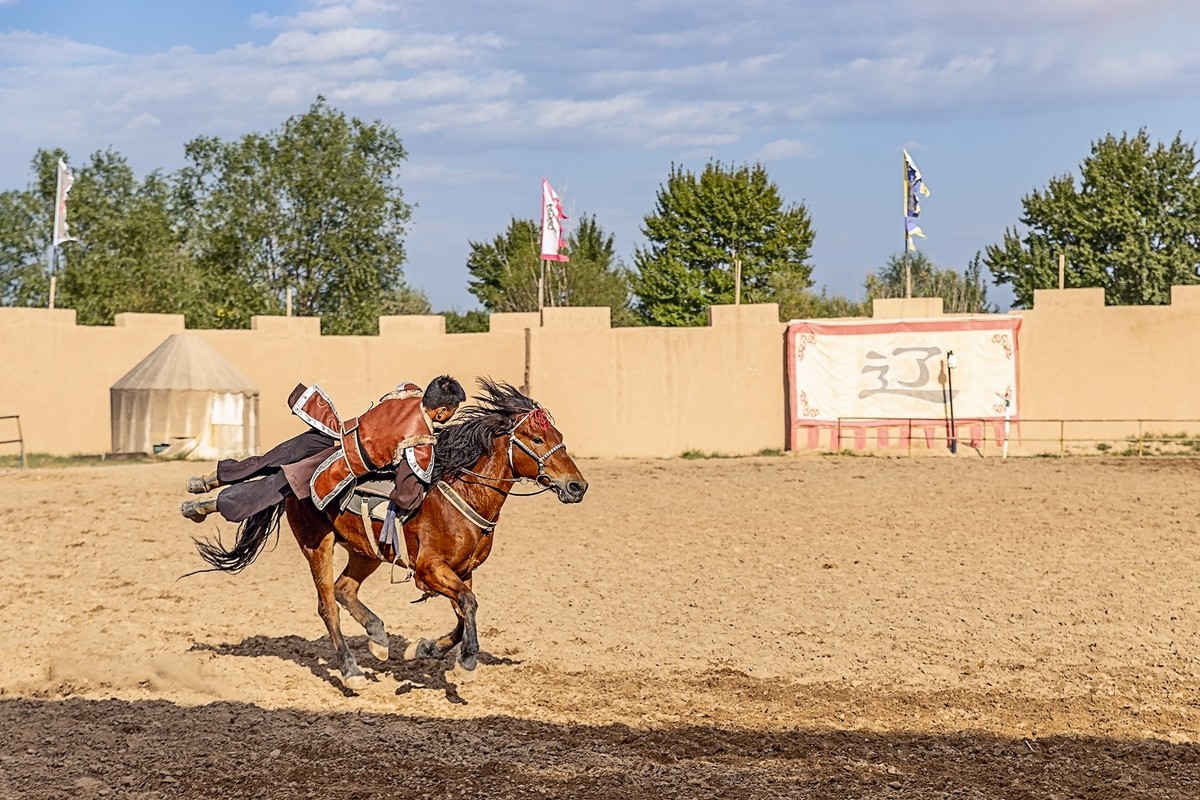 旅游记录 ：宁夏 · 银川 · 西夏风情园之马术表演