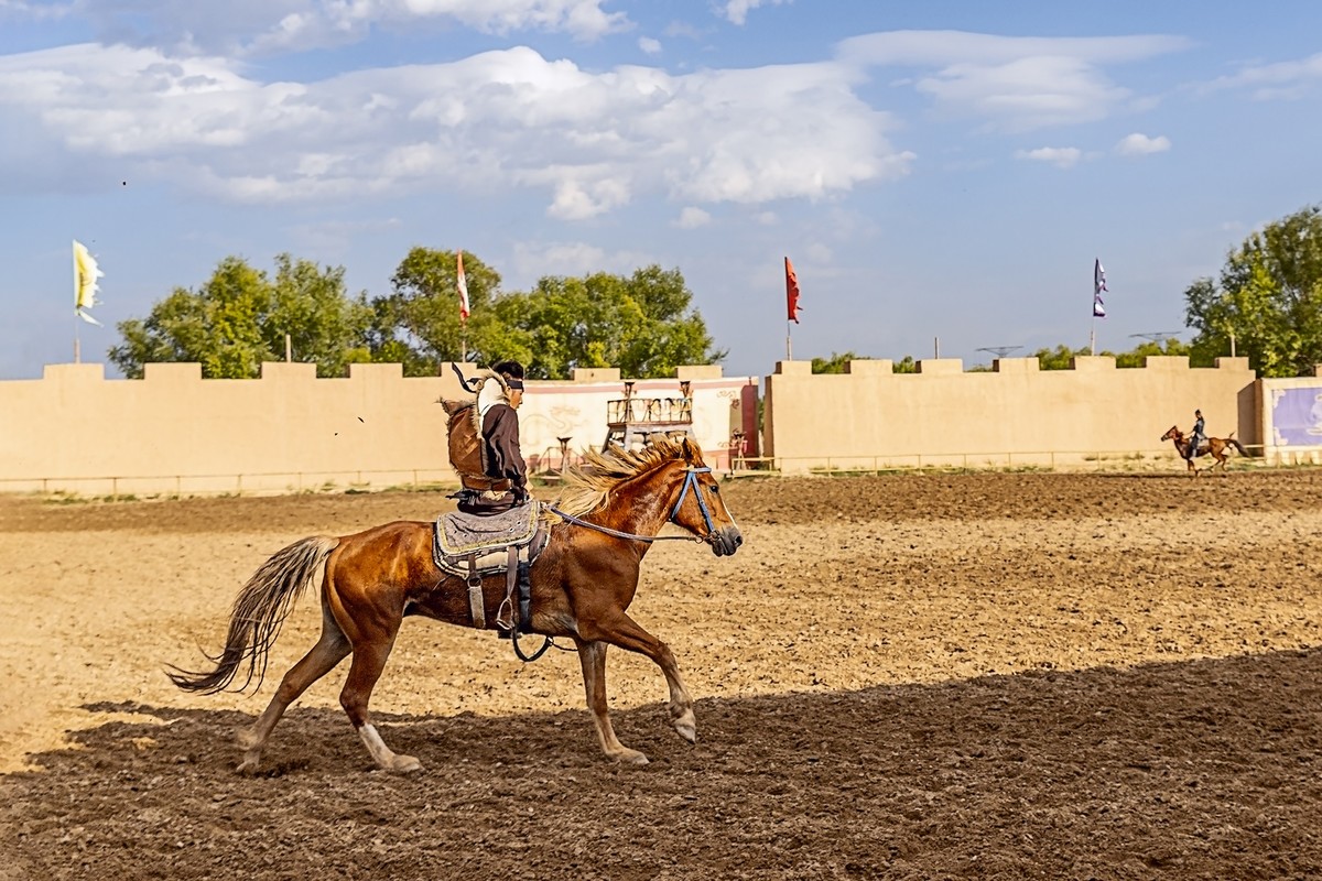 旅游记录 ：宁夏 · 银川 · 西夏风情园之马术表演